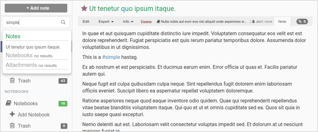 NoterBox Hashtag
